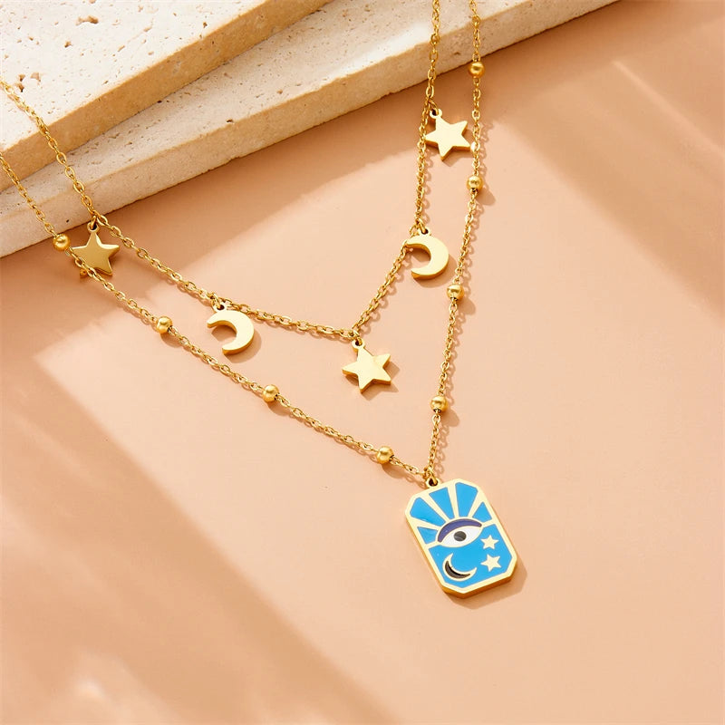 Lunara – Moon & Stars Kette