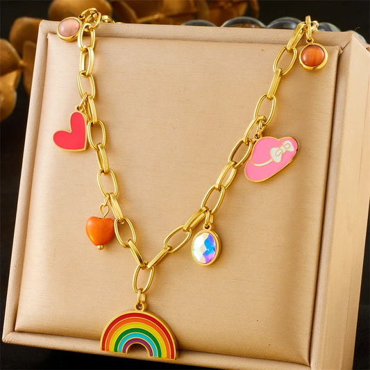 Rainbow Mood – Bunte Gliederkette