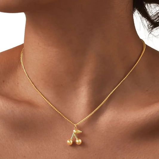 Cherry Pop – Kette mit Kirschanhänger