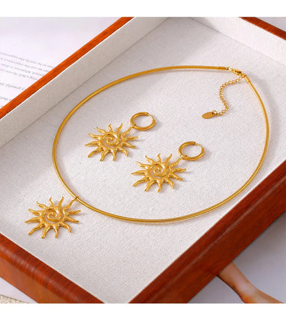 Soleil Set – Kette & Ohrringe