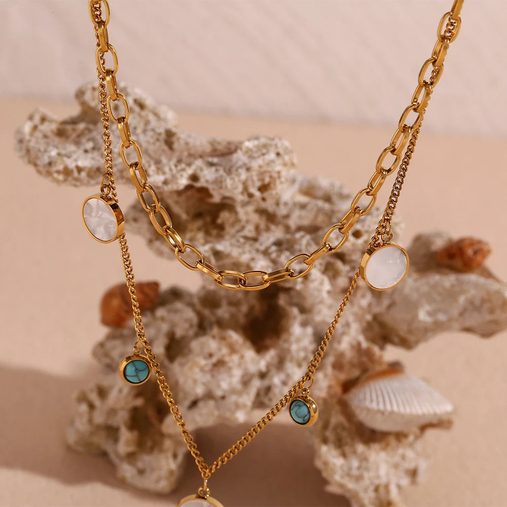 Evil Eye Duo Layer-Kette