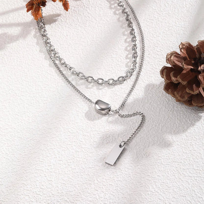 Moon Silver Duo -  Halskette